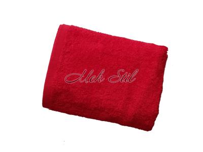 Хавлиени кърпи Хавлиени кърпи за ръце Едноцветна хавлиена кърпа 45/80 - червена